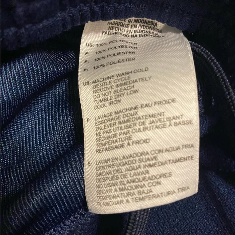 Adidas Climalite Navy Blue Athletic Track Pants Medium - Picture 7 of 7